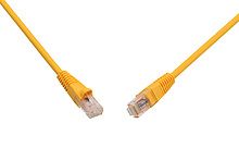 SOLARIX patch kabel CAT5E UTP PVC 7m žlutý