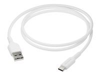 USB kabel - USB (M) do USB-C (M) - 1 m - bílá