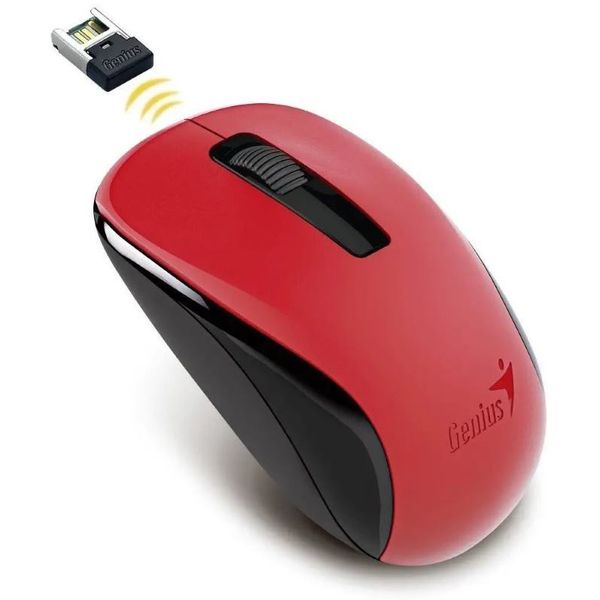 GENIUS NX-7005, Bezdrátová myš, červená