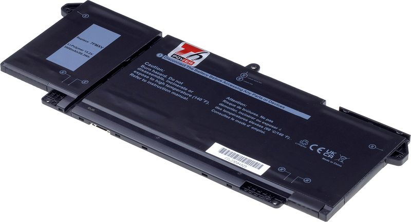 Baterie T6 Power pro Dell Latitude 5320, 7320, 7420, 7520, 3900mAh, 59Wh, 4cell, Li-pol