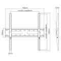 SBOX PLB-2544F-2, pevný nástěnný držák