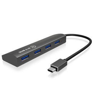 RAIDSONIC ICY BOX USB Hub, 4port, USB C/4x USB