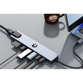 HAWK HUB 8v1 USB-C / USB-A / HDMI/ SD/TF /RJ45