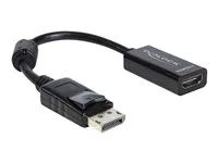 Video adaptér - DisplayPort s piny (male) do HDMI se zdířkami (female) - 12.5 cm