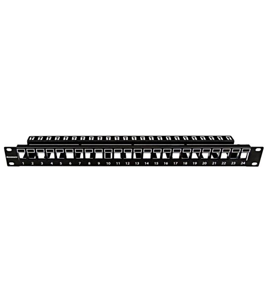 19"patchpanel AMPARO pro 24 keystone SFA/SFB neosazený, 1U