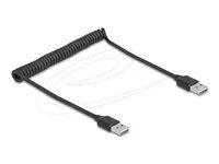 Coiled Cable EASY-USB 2.0 Type-A male to