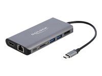 Externí video adaptér - USB-C 3.1 Gen 1 - HDMI, DisplayPort, RJ-45, USB 3.0 - šedá - maloobchod