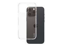 Zadní kryt pro mobilní telefon - s cistým rámem - oleofóbní povrch, termoplastický polyuretan (TPU), polykarbonát (PC) - průhledná - pro Apple iPhone 16 Pro Max