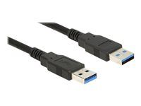 Kabel USB - USB typ A (M) do USB typ A (M) - USB 3.0 - 50 cm - černá