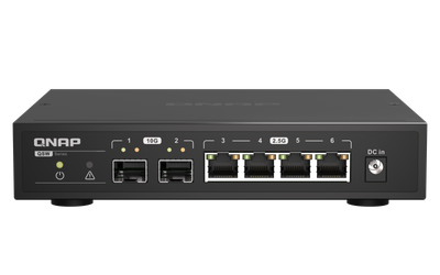 QNAP switch QSW-2104-2S (4x 2,5GbE RJ45 a 2x 10GbE SFP+)