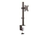 Small Footprint Design (ARMPIVOTV2) - Montážní sada (svorka k montáži na stůl, pole clamp, žerď, destička s průchodkou, podložky, klipsa pro správu kabelů) - pro obrazovka - plast, ocel - černá - velikost obrazovky: 13"-32" - svorka ve tvaru C, průchodka, upevnitelné na stůl