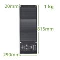 Přenosná solární nabíječka Bresser 21 wattů s USB