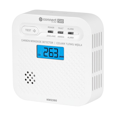 Detektor oxidu uhelnatého KRUGER & MATZ Connect S10 Tuya
