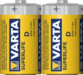 Varta SuperLife D 2x (ve fólii)