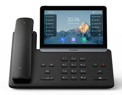 Yealink SIP-T88W Pro SIP telefon, PoE, 7"bar. LCD, GigE, 16 SIP účtů, BT sluchátko, Wi-Fi 6