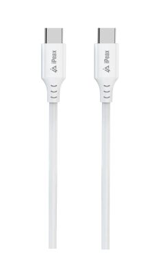 Kabel iPEAX 90010114 USB-C/USB-C 1,5 m bílý