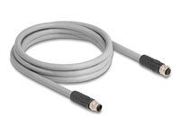M12 Cable L-coded 5 pin male to female P
