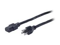 Elektrický kabel - NEMA 5-15 (M) do power IEC 60320 C13 - AC 120 V - 2.44 m - černá - pro P/N: SCL500RM1U, SMT1500X93, SMT750RM2UCNC, SMT750X93, SMX2KR2UX145, SMX3KR2UNCX145