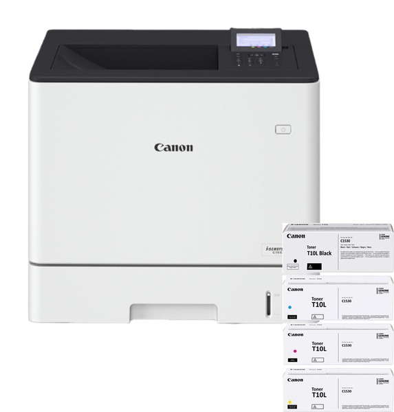 Canon i-SENSYS X/C1533P + sada tonerů T10L/Tisk/Laser/A4/LAN/WiFi/USB