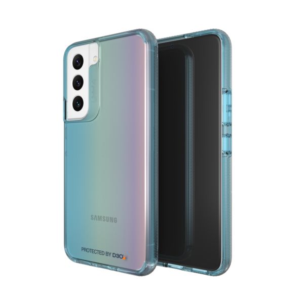 ZAGG GEAR4 Milan kryt Samsung S22 transparentní tyrkysová