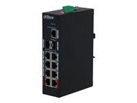 Přepínač - neřízený - 8 x 10/100/1000 (PoE) + 2 x 1000 (uplink) + 1 x 10/100/1000 (uplink) - desktop - PoE (120 W)