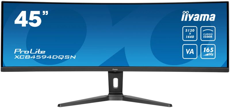 iiyama ProLite/XCB4594DQSN-B1/44,5"/VA/5120x1440/165Hz/0,8ms/Black/3R
