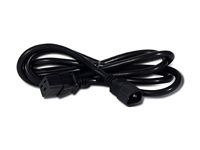 Elektrický kabel - IEC 60320 C19 do IEC 60320 C14 - 2 m - černá - pro P/N: SCL500RMI1U, SCL500RMI1UC, SCL500RMI1UNC, SMTL1500RMI3UC, SMTL750RMI2UC