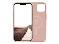 Zadní kryt pro mobilní telefon - kompatibilita s MagSafe - recyklovaný plast, silikon - růžová pink sand - pro Apple iPhone 14