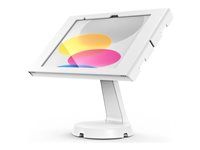 White - Montážní sada (stojan, kryt) - pro tablet - prodloužené pouzdro - uzamykatelný - bílá - velikost obrazovky: 10.9" - čítač - pro Apple 10.9-inch iPad (10. generace)