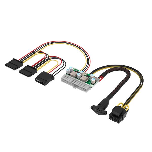 AKASA adaptér 200W DC pro DC ATX power
