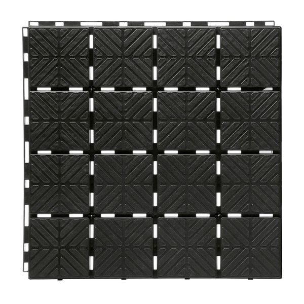 Dlaždice zahradní EASY SQUARE černá 40x40cm - 1,5m2