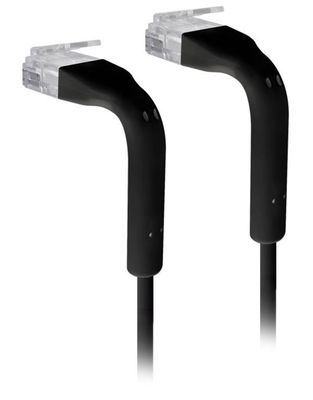 Ubiquiti U-Cable-Patch-RJ45-BK-50, Ethernet Patch Kabel, 0,1m (0,22m s konektory),Cat6, černý (50ks)