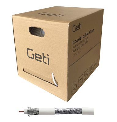 Koaxiální kabel GETI 107AL PVC (300 m)