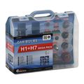 Sada autožárovek MEGA H1+H7+pojistky COMPASS 08517