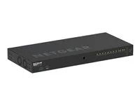 Přepínač - L3 - řízený - 10 x 10/100/1000 (8 PoE+) + 2 x gigabitů SFP - proudění vzduchu ze strany na stranu - Lze montovat do rozvaděče - PoE+ (125 W)