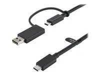 Ideal for Hybrid Dock (USBCCADP) - USB kabel - USB-C (M) do USB-C (M) - 1 m - USB napájení (100W) - pro P/N: DKM30CHDPD, DKM30CHDPDUE