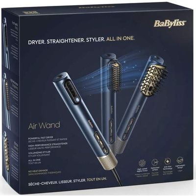 BaByliss AS6550E, žehlička na vlasy + fén 3v1