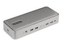 Dokovací stanice - USB-C 3.2 Gen 2 - 2 x DP - 1GbE - kompatibilní s TAA - Velká Británie, Evropa