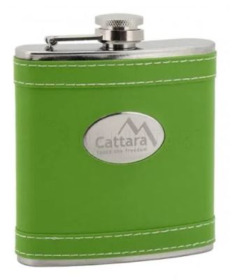 CATTARA Láhev plochá zelená 175 ml