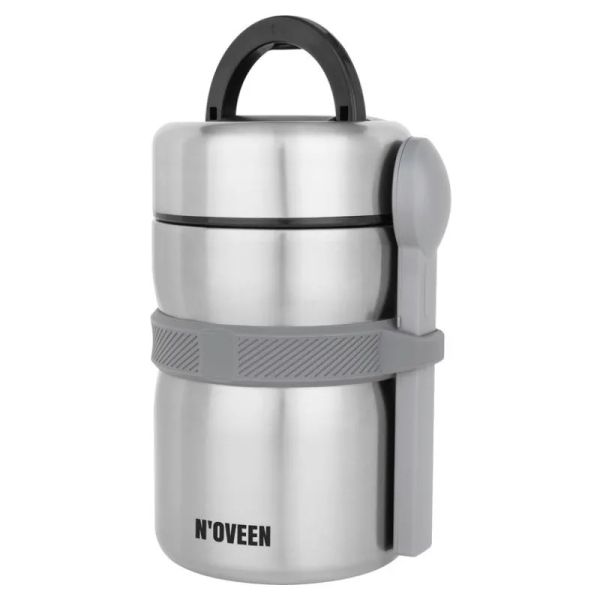 NOVEEN TB961 Silver, Termoskový jídlonosič, 2 L
