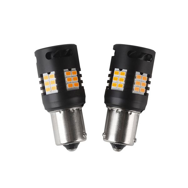 Autožárovka LED BAU15S 12V CARCLEVER 30LED 3020SMD oranžová 2ks