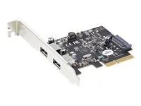 USB 3.1/3.2 Gen 2 Type-A PCI Express 3.0 x2 Host Controller Expansion Card - Windows/Linux - USB adaptér - PCIe 3.0 x4 nízký profil - USB-C 3.1 Gen 2 x 2 - kompatibilní s TAA