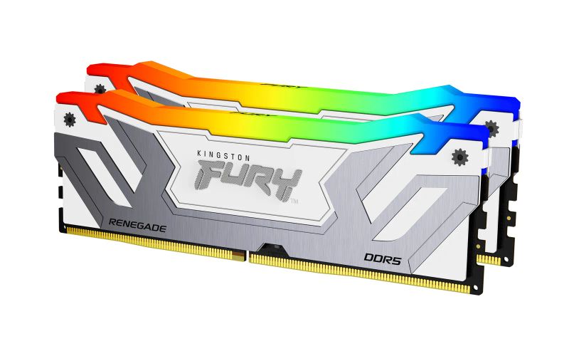 Kingston FURY Renegade/CUDIMM DDR5/48GB/8400MHz/CL40/2x24GB/RGB/White