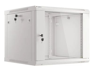 Lanberg racková skříň 19" pro montáž na stěnu 9u/600x600 (flat pack) V2 šedá