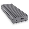 RAIDSONIC ICY Externí box M.2 NVMe grey