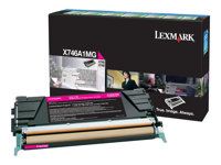 Purpurová - originální - kazeta s barvivem LCCP, LRP - pro Lexmark X746de, X748de, X748de LDS, X748de Statoil, X748dte