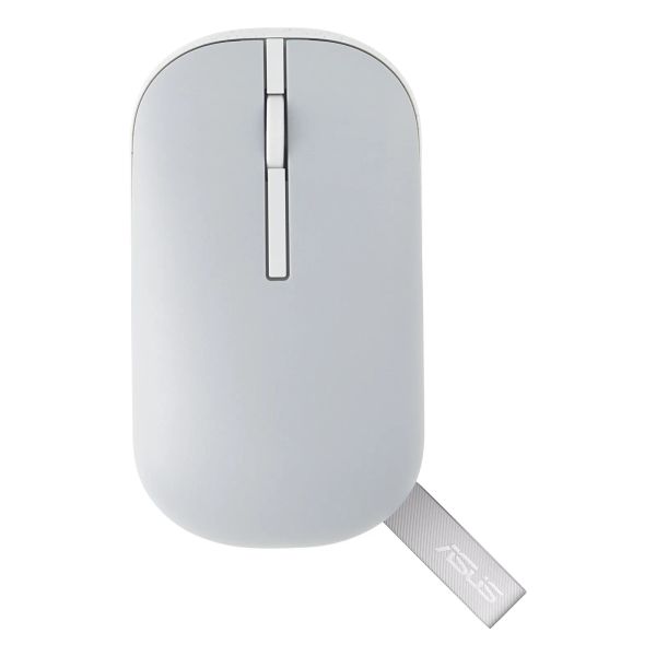 ASUS Marshmallow MD100 Lite/Cestovní/Optická/1 600 DPI/USB+BT/Šedá
