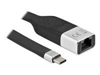 Síťový adaptér - USB-C 3.2 Gen 1 - Gigabit Ethernet - stříbrná, černá