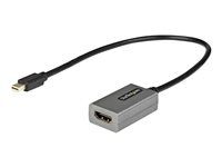 Thunderbolt 1/2 Compatible (MDP2HDEC) - Video adaptér - Mini DisplayPort s piny (male) do HDMI se zdířkami (female) - 30 cm - černá - pasivní konvertor