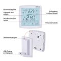 Izbový programovateľný bezdrôtový WiFi GoSmart termostat P56S11